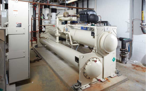 Chillers in HVAC system